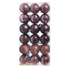 ELEVENTIME Christmas Ball Ornaments - 36Pcs Shatterproof Plastic Hanging Decorations for Xmas Tree, Holiday, Wedding, Party (Coffee)