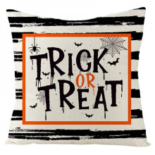 Xinhuaya Halloween Ciekawy wzór z kreskówkową poszewką na poduszkę z motywem kwiatowym do samochodu, sofy, dekoracji, poszewka na poduszkę,