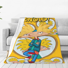 Coperta Hey Arnold morbida in peluche, ideale per viaggi, camera da letto, soggiorno, divano, ufficio, adatta a tutte le stagioni. Regalo perfetto