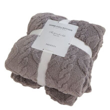 Squishmallow-filt, korallfleece, 4-säsongers luftkonditioneringsfilt för säng- och soffa, grå G - Rea