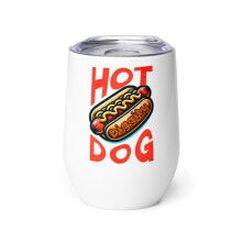 Bicchiere da vino per appassionati di hot dog, Hot Diggity Dog