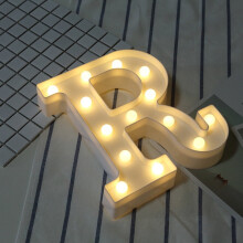 Letras de LED do alfabeto Voss, letras brancas iluminadas, para pendurar na Nova Zelândia