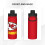 Μπουκάλι νερού Kansas City Chiefs, μονωμένο ποτήρι από ανοξείδωτο ατσάλι 18oz με καπάκι, 4