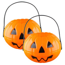 Výpredaj akcií Poaug: Skladacia dekorácia v tvare halloweenskej tekvice, rekvizity z PP vrecúšok na cukríky (veľké/stredné/malé),