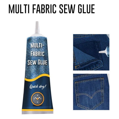 Multitygslim 50 ml snabbtorkande tygreparationslim flytande 2