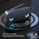 Φορητό ηχείο Bluetooth PAVEOS με FM, Subwoofer, φώτα LED, στερεοφωνικό ήχο υψηλής έντασης, μαύρο - 4