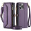 Capa para celular Quinlirra Utility Model compatível com 15 polegadas, capa carteira multifuncional com zíper e abertura flip-top, presente ideal 1