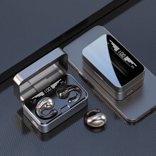 Cluasáin Gan Sreang Ozmmyan Mini Bluetooth5.3, Éadrom le Micreafón & Cás Muirir Taispeántais, comhoiriúnach le Teilifís, Fón, Ríomhaire