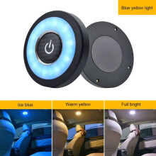 Luce di lettura interna a LED per auto con magnete, 3 colori, plafoniera, luce per tetto, luce per cassone posteriore, ricaricabile tramite USB,