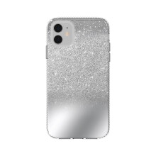 Tükrös Ombre Csillámos Telefontok iPhone 11-hez kompatibilis