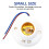 Mizh2Pcs Smart Sound Light Control Lamp Bottom Fitting Stevige E27-fitting 5