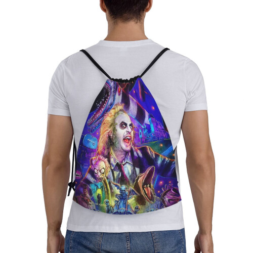 Τσάντα Beetlejuice Classic με κορδόνι, πτυσσόμενη, αθλητική, γυμναστικής, τσάντα με 1