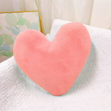 lulshou Cadeaux pour elle, Coussin en forme de cœur pour la Saint-Valentin - Coussin décoratif court et moelleux, cadeau doux et mignon pour elle,