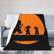 Couverture imprimée Dragon Ball Z, douce et moelleuse, idéale pour la literie, les cadeaux d'anime pour filles, enfants et adultes, toutes saisons