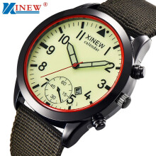 Montre Jacenvly2024Nouvelle Montre Homme Militaire Quartz Noir Date Montre de Luxe Sport Lumineuse Montre-bracelet Montre Connectée Cadeau pour