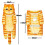 Πετσέτες χειρός Lucky Funny Cat, Συμβατές με διακόσμηση μπάνιου και κουζίνας, 2