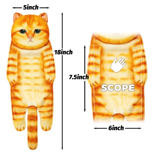 Πετσέτες χειρός Lucky Funny Cat, Συμβατές με διακόσμηση μπάνιου και κουζίνας, 1