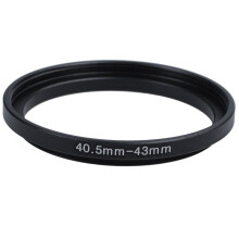 Kamera40,5 mm till 43 mm metalladapter för stegring