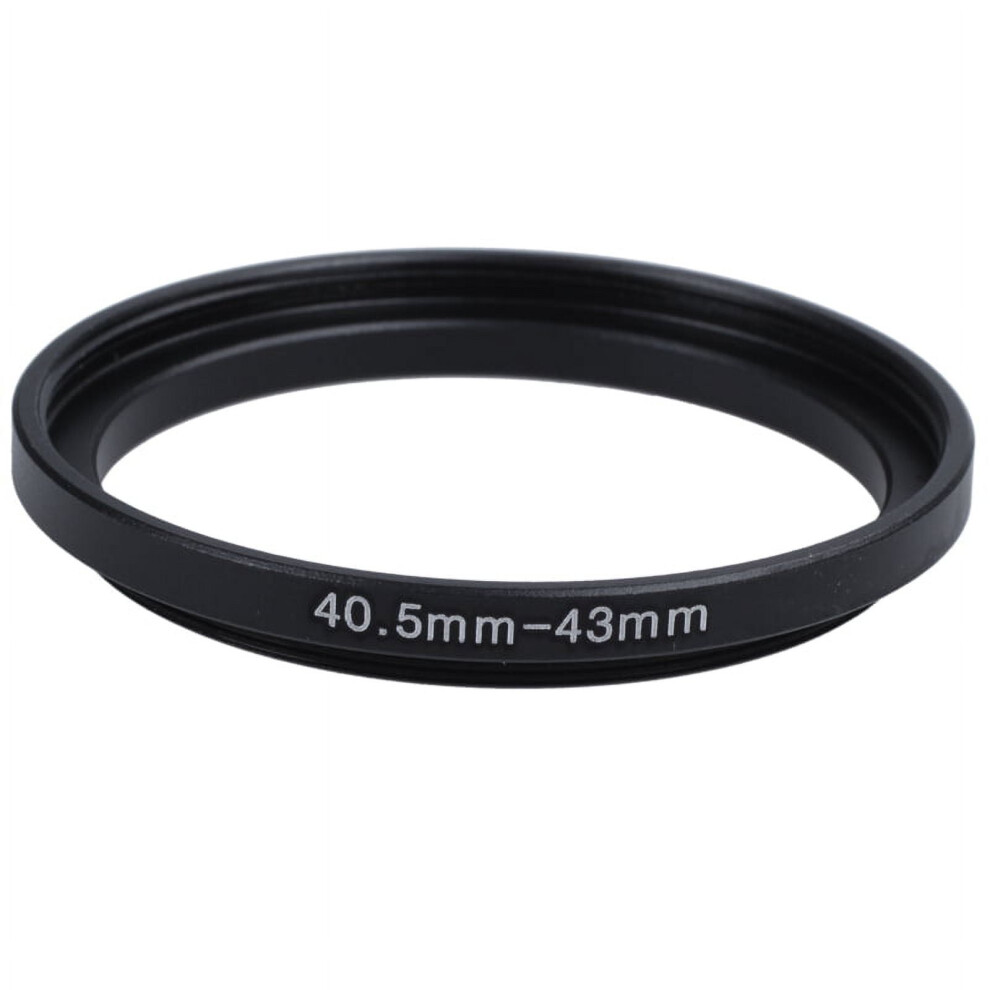 Camera 40.5Mm To 43Mm Metal Step Up Ring Adapter Black 9773935984608