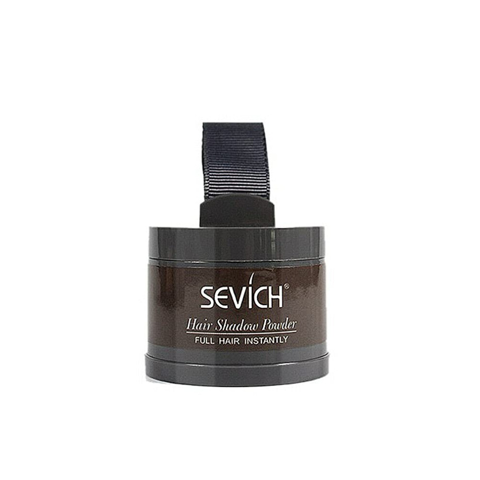 Waterproof SweatResistant Hairline Powder with Mirror Puff for Natural Hairline Enhancement Brown