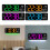 Relógio de parede digital Apooke de 15 polegadas, com grande visor LED, despertador, ajuste de brilho e exibição de data e temperatura. 2