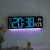 Relógio de parede digital Apooke de 15 polegadas, com grande visor LED, despertador, ajuste de brilho e exibição de data e temperatura. 8