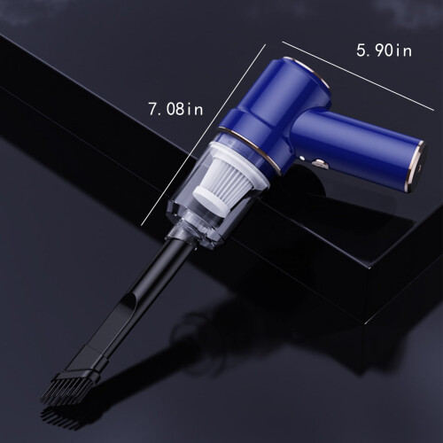 Σκούπα χειρός Lmueinov με φόρτιση USB, 4000Pa Cyclone, συμβατή με αυτοκίνητο και σπίτι, 2