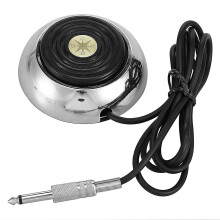 Tattoo Foot Pedal 360 Rotation Stainless Steel NonSlip Foot Switch Controller for Tattoo Machine