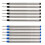113mmx6mm Ανταλλακτικά στυλό Rollerball με μύτη 0.5 Ανταλλακτικά στυλό Ballpen για Γερμανικό 2