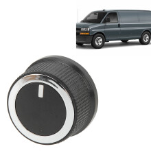 Car HVAC Heat Control Knob Black for Express & Savana 2008-2020