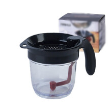 Large Gravy Separator with Bottom Release, 33oz Fat Separator for Cooking, Soup and Broth