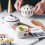 Ceramic Bowl Set with Lids Dishwasher Safe Souffle Baking Bowls for Versatile Serving 5