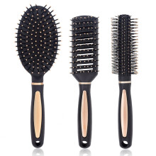 Hair Brush Set for Women and Men with Detangling Paddle, Vent and Round Brushes for All Hair Types