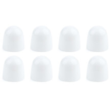 8Pcs Universal Toilet Bolt Screw Caps Set PushOn Covers for Bathroom Toilet Bowl Anchors