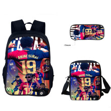 (Magenta)Set Zaino Bambini Lamine Yamal con Tessuto Nylon per Attività Aula