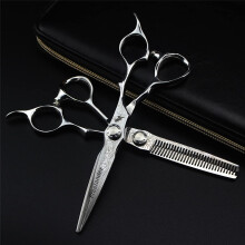 Hair Cutting Scissors Set 6.0 Inch Japanese Steel, Professional Barber Shears for Salon and Home