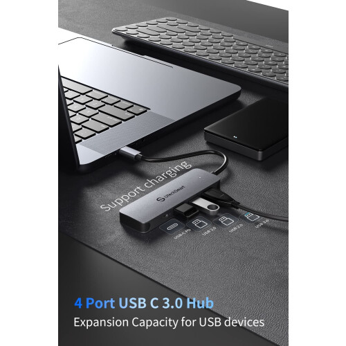 Διανομέας USB C, Διανομέας USB C 100W PD MacBook, Προσαρμογέας USB3.0USB2.0 για MacBook Pro/Air, συμβατός 1