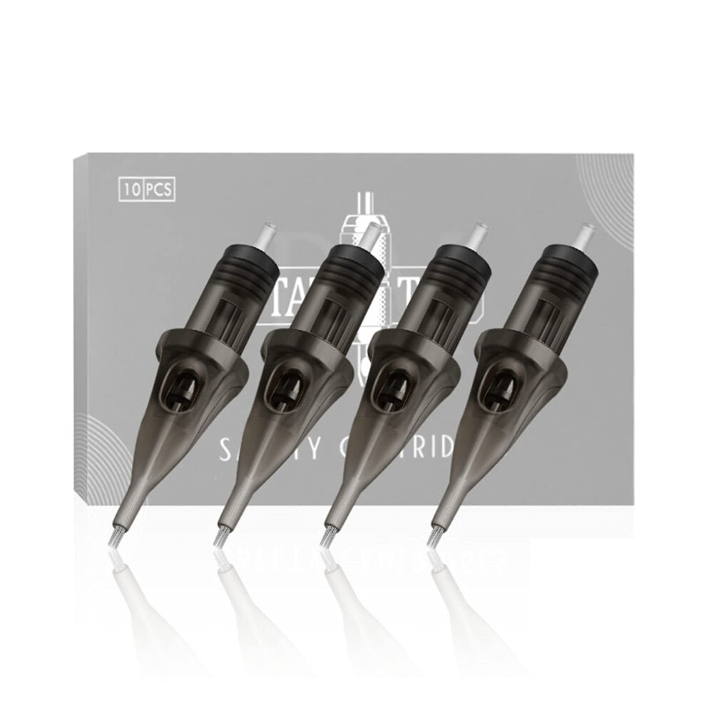 Tattoo Cartridge Needles 1209RS 0.35mm Round Shader with Membrane Ink Backflow Protection 10pcs