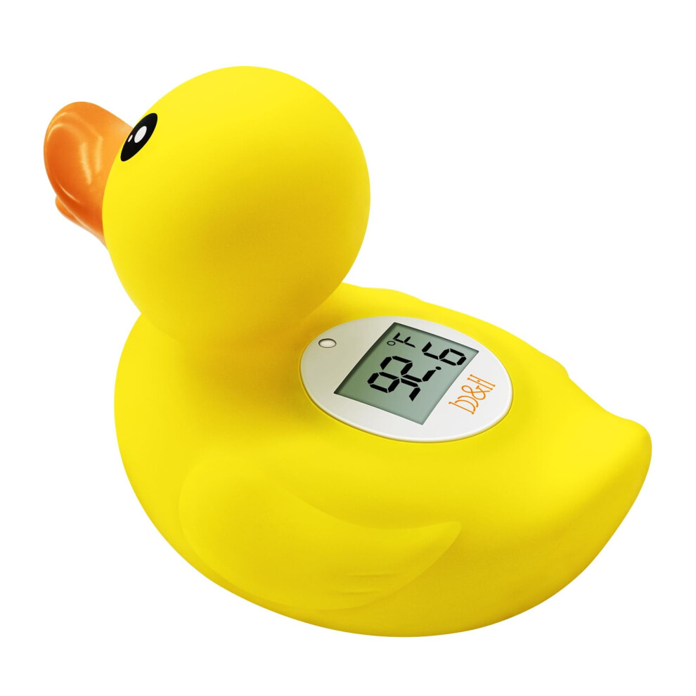 Baby Bath Thermometer, Toddlers Bath Temperature Thermometer Safety Floating Toy, Bathtub Thermometer, at Fahrenheit and Celsius Degree