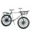 BICICLETA COM CESTA/PRETA Escala em Miniatura 1