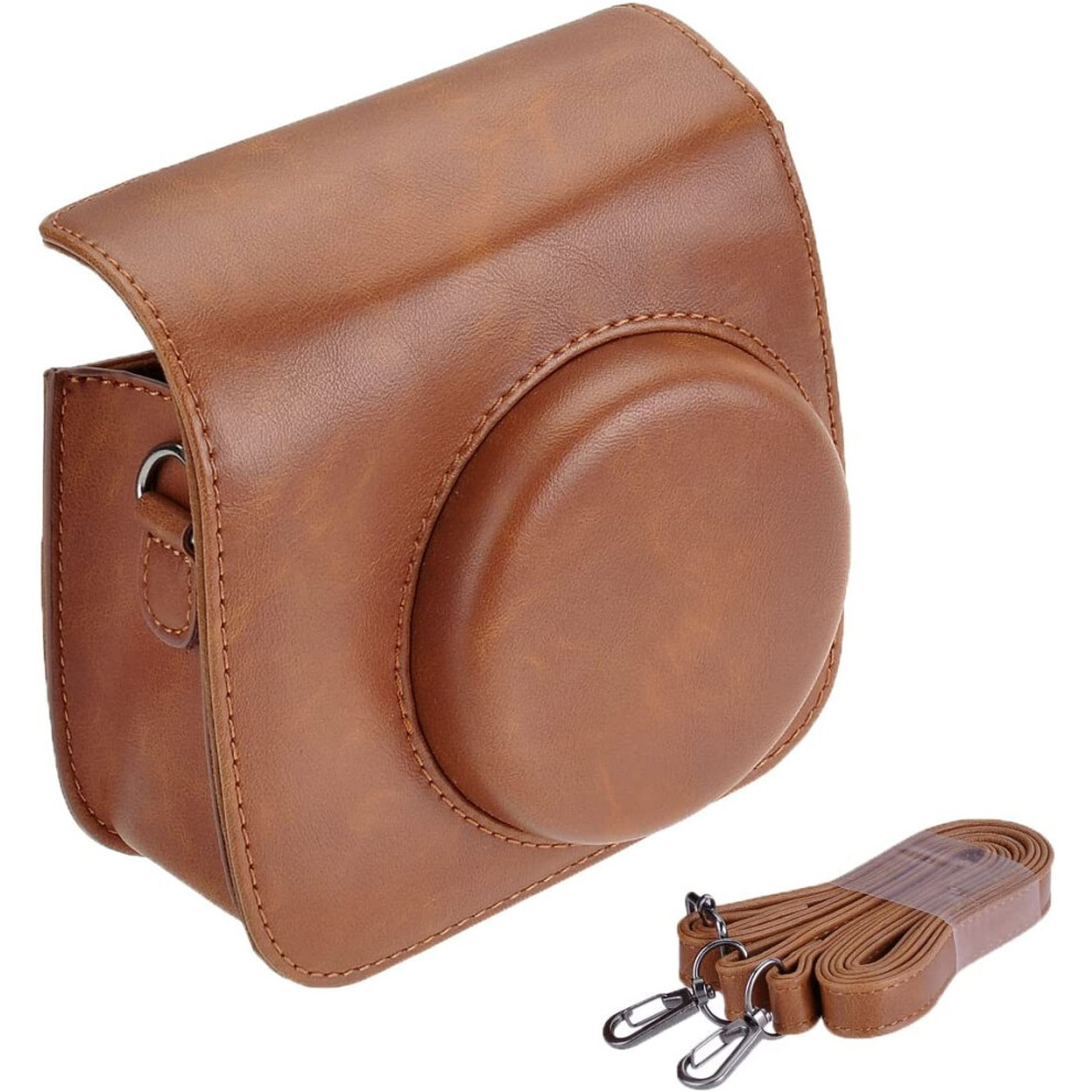 Vintage Camera Case Compatible With Fujifilm Instax Mini 11/9/8/8+ Instant Film Camera Adjustable Shoulder 9173940093768