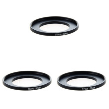 Anello adattatore per filtro obiettivo 3X da 37 mm a 52 mm, colore nero