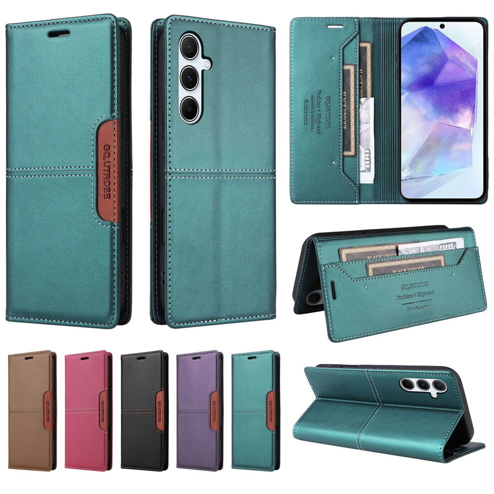 Wallet Case For Samsung Galaxy A54/A34/A24/A14, Magnetic Leather Phone Case With Card Holder 9482726605324