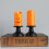 Nightwill2Pcs Κερί Φως σε Σχήμα Κολοκύθας LED Φως Χωρίς Φλόγα Διακόσμηση Επιτραπέζιο 1