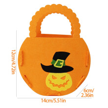 Halloweenske cukríkové vrecká pre deti! Opakovane použiteľné koledovacie vrecká, sviatočné nádoby na cukríky, párty potreby a dekorácie