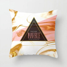 Fundas de almohada de algodón y lino con estampado geométrico sencillo de líneas. Funda de almohada de moda para decoración del hogar y oficina.