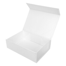 Cadeauverpakkingen, huwelijksbedankjes, cadeaus voor bruidsmeisjes, magnetische cadeauhouder, opbergdoos, papieren doosje voor bruidsmeisjes, wit
