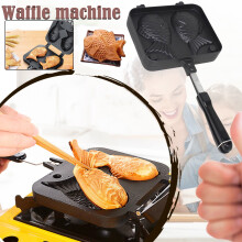 Panela japonesa para panquecas em formato de peixe, conjunto de utensílios de cozinha para confeitaria caseira.