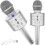 Karaokemicrofoon met luidspreker / Karaoke met microfoon – Bluetooth zilver 1