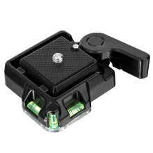 husxh QR40 Kamera Schnellwechselplattenhalter aus Aluminiumlegierung für DSLR-Stativkugelkopf